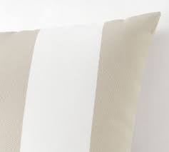 Lumbar pillows may run as shown or turned 90* at our discretion. Classic Striped Indoor Outdoor Pillows Pottery Barn