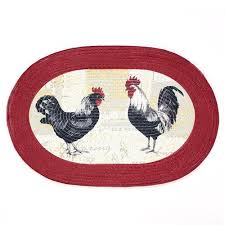 Achim Braided Waterproof Kitchen Rug Rooster Walmart Com Rooster Kitchen Decor Rooster Rugs Rooster Kitchen