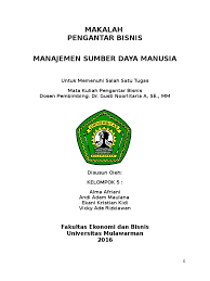 We did not find results for: Manajemen Sumber Daya Manusia