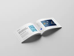 Download Free Perfect Binding Landscape Brochure Mockup Mockups Design Free Premium Mockups Mockup Psd Brochure Psd Brochures Mockups