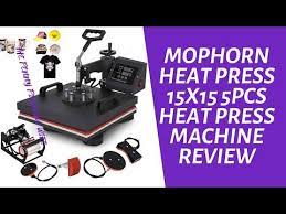 Mophorn Heat Press Unboxing Review Youtube Heat Press Heat Press Machine Unboxing