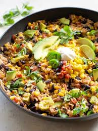 One Pan Spicy Mexican Rice Skillet Recipe Spicy Mexican Rice Mexican Rice Mexican Rice Recipes