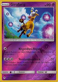 4.5 out of 5 stars. Girafarig Echo Des Donners Boosterserien Einzelkarten Pokemon Mawo Cards