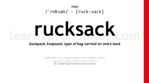 Listen to the audio pronunciation in english. How To Pronounce Rucksack English Pronunciation Youtube