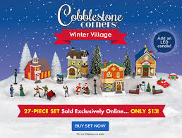If you like christmas village & accessories, you might love these ideas. Cobblestone Corners Dollartree Com
