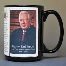 1969-1986, 15th Chief Justice, Supreme Court, Warren Burger