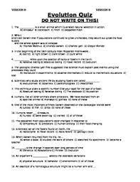 There's a lot more to it than the bit about man and apes. Basic Evolution Quiz By Robert Stuck Teachers Pay Teachers