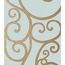 Check spelling or type a new query. Anna French Seraphina Palace Gate Scroll Wallpaper At6051 Metallic Gold On Aqua