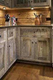 Rustic Kitchen Ideas On A Budget Google Search Rustic Kitchen Design Rustic Kitchen Barn Wood Cabinets