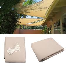It offers the most customization of all options above, through various shapes, sizes, colors and patterns. Brand New Pe Polyethylene Triangle 300cm X 300cm X 300cm Waterproof Sail Shade Camping Travel Awning Sun Shelter Rev Shade Sail Patio Awning Triangle Sun Shade