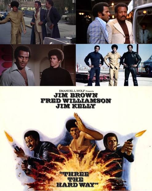 Skip_Bolden 💙 🎬 🎞️ on X: "Three the Hard Way (1974) With Jim Brown, Fred  Williamson and Jim Kelly Directed by Gordon Parks Jr." / X