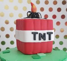 So i thought i'd make a quick minecraft tnt cake to show my enthusiasm for the game. Inspired Tnt Creeper Minecraft Edible Cake Toppers Etsy