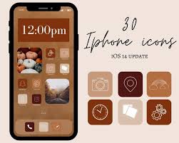 Ios14 App Icons Fall 30pack Instant Download Etsy In 2020 App Icon Instant Download Etsy Icon