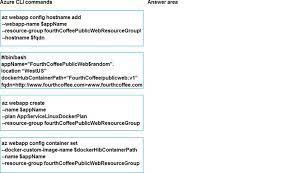 This example creates a web app named mysitename in the plan named myappserviceplan. Which Order Should The Cli Commands Be Used To Develop The Solution Exam4training