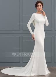 Trumpet Mermaid Scoop Neck Chapel Train Stretch Crepe Wedding Dress 002127277 Jj S House Jj's house promises to be the ideal destination to get the fashion and supplies that'll you'll need to make your special day an unforgettable one, be about jj'house. trumpet mermaid scoop neck chapel train stretch crepe wedding dress 002127277