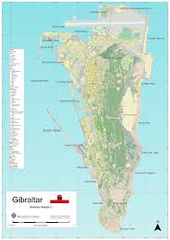 Large Detailed Map Of Gibraltar Map Of Gibraltar Map Detailed Map
