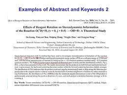 Revised on may 20, 2021. 1 Writing Chemical Research Papers Abstracts Keywords And Highlights Ppt Download