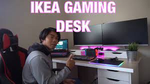 Remember to build your desk with the perfect working height. Ikea Diy Computer Gaming Desk Youtube