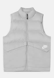 Nike Sportswear UNISEX - Weste - photon dust/white/offwhite - Zalando.at