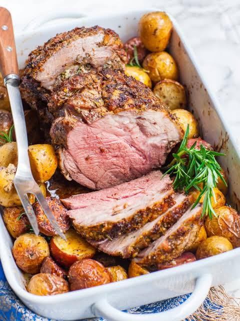 Roasted Leg of Lamb Recipe (video)