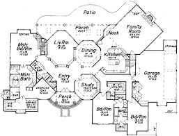 Homeowners may wish to build a mansion floor plan since such a luxury house screams personal success and style. Mediterranean House Plan 3 Bedrooms 2 Bath 3720 Sq Ft Plan 3 217