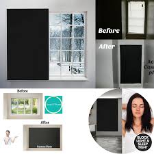 Sun Shades Window Darkening Sheet Sleeping Room Light Blocking Curtain Blackout 42 X 72 Inches Sleep Ez Shade