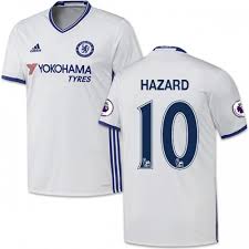 Eden hazard will join up with one of his childhood heroes, zinedine zidane, at real madrid. Adult Men S 16 17 Chelsea 10 Eden Hazard White Third Replica Jersey 2016 17 Premier League Soccer Shirt For Sale S M L Xl