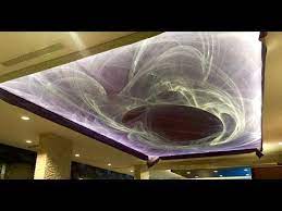 2 New 3d Effect Technology On Stretch Ceiling Clipso Rgb Led Light Inst Led Light Installation Rgb Led Lights Mirror Ceiling