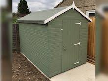 Tiger Shiplap Windowless Apex Shed Apex Shiplap Sheds Shiplap Sheds Painted Garden Sheds Apex Shed