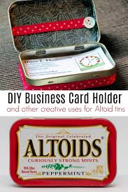 Get the look you want without the hassle. Diy Business Card Holder Turning The Clock Back
