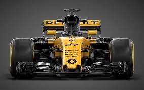 Download Wallpapers Formula 1 2017 Renault Rs17 Front View Front Spoiler Renault Besthqwallpapers Com Formula 1 Car Renault Racing