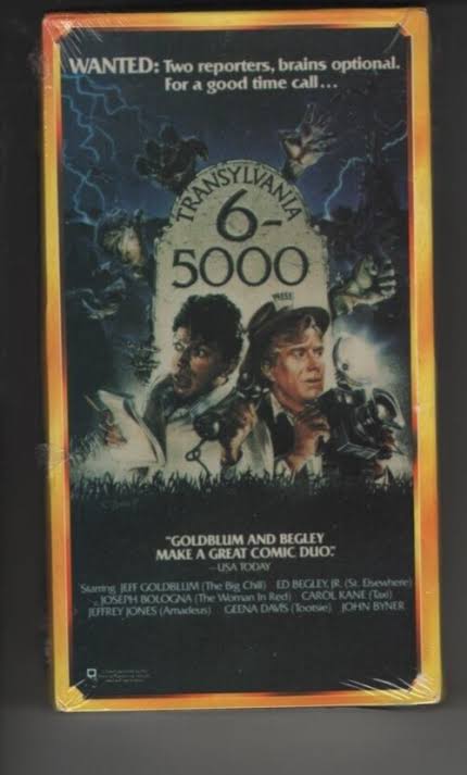 Transylvania 6-5000 Rated PG Technicolor VHS slip New and Sealed | eBay
