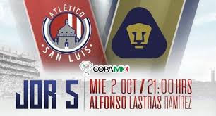 The match is a part of the liga mx, clausura. Ancla Transmision Es Bonito Atletico San Luis Vs Pumas Impedir Hipotesis Alerta