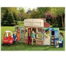 Little Tikes 6 In 1 Town Center Playhouse By Mga Entertainment 860 00 Wheelchair And Adult Access 360 Outdoor Toys For Kids Outdoor Toys Play Houses