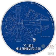 25 рублей 2018 года чемпионат мира по футболу цена Niue Island Millennium Falcon Series Star Wars Ships 2 Silver Coin 2017 Proof 1 Oz Star Wars Ships Millennium Falcon Millennium Falcon Blueprint