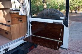Rear Door Table Campervan Interior Truck Camping Door Table