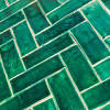 Each glass tile has a single solid color, and the thickness of the tile will add a greater depth to this color, making the tile look spectacularly pure and vivid. 3