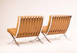 Skip to main search results. Cognac Leather Model Barcelona Lounge Chairs By Ludwig Mies Van Der Rohe For Knoll Inc Knoll International 1960s Set Of 2 For Sale At Pamono