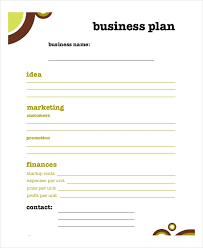 Free Samples Business Plan Outline