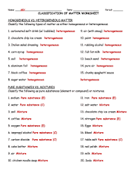 All substances will have a check in more than one column. Classifying Matter Worksheet Fill Online Printable Fillable Blank Pdffiller
