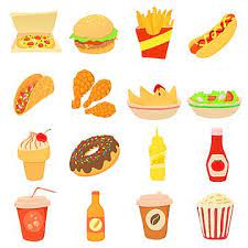 Fast Food Icons Set Cartoon Style Food Clipart Food Icons Style Icons Png And Vector With Transparent Background For Free Download Food Icons Cartoon Styles Food Cartoon