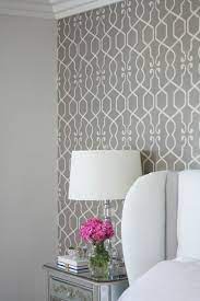 Eye Catchy Wallpaper Ideas For Bedrooms 24 Wallpaper Bedroom Feature Wall Bedroom Wallpaper Accent Wall Feature Wall Bedroom