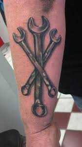 Pin By Harlan Schwartz On Tattoo Ideas Mechanic Tattoo Wrench Tattoo Tool Tattoo