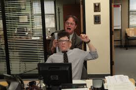 Clark Duke And Rainn Wilson In The Office 2005 The Office Workplace Conflict Office Tv