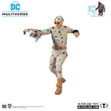 The dots enlarge and transform into dangerous weapons or even bizarre vehicles, such as flying saucers. Polka Dot Man