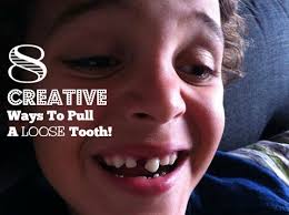 With a stroke of luck, it might even come off quickly, with you a loose tooth often comes with tears and wails. 8 Creative Ways To Pull A Loose Tooth