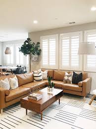 Ikea Karlstad Sectional In Savannah Saddle Sofa Slipcovers Audreycrispinteriors Leather Sofa Living Room Living Room Colors Leather Couches Living Room