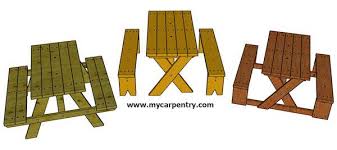 A bar table and barstools have tall straight angular an ingenious pub table featuring a flip up hinged central part of a top hiding a removable plastic ice cooler. Free Picnic Table Plans