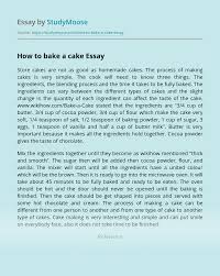 So finally it's my birthday, the day that i have been waiting for so long. How To Bake A Cake Free Essay Example