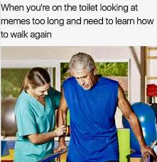 When You Re On The Toilet Looking At Memes Too Long And Need To Learn To Walk Again Best Funny Jokes Funny Memes Memes